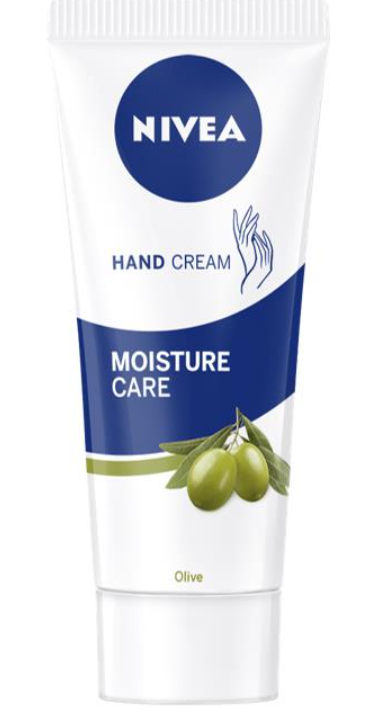 Nivea Moisture Care Hand Cream - Olive, 75 ml Tube