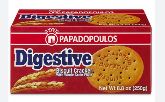 Digestive Biscuit Cracker (Papadopoulos) 250g