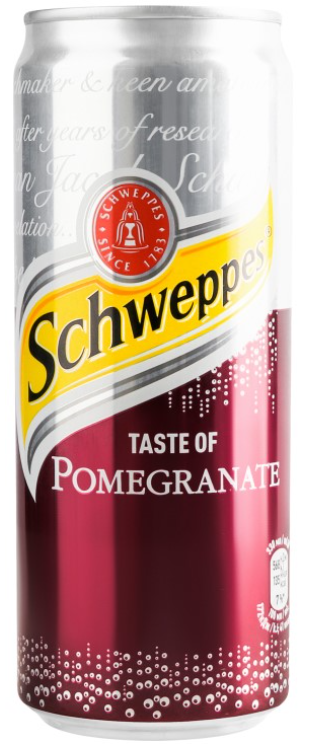 Schweppes Pomegranate, 330 ml Can