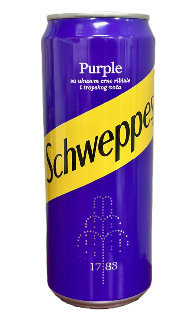 Schweppes Purple, 330 ml Can