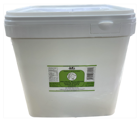 Bulgarian Feta Cheese, 13.2 lb (6 kg) Plastic - VG Commerce