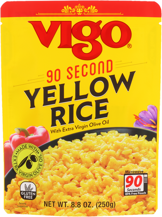 Vigo 90 Second Yellow Rice, 8.8 oz