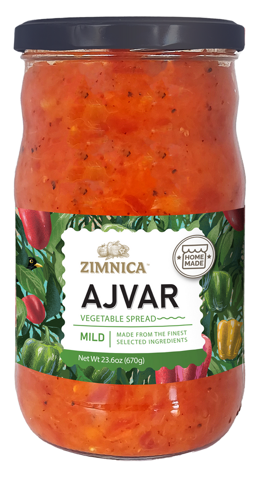 Ajvar Vegetable Spread, Mild (Zimnica) 23.6 oz